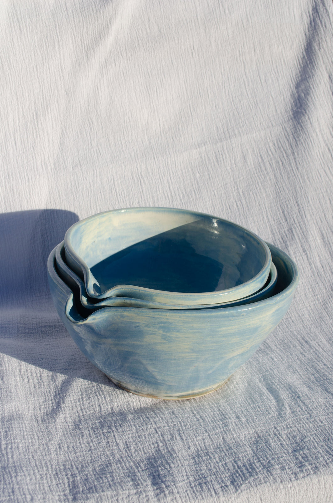 Set of Nested Mixing Bowls in Cloud